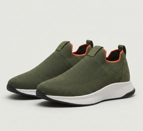 Baskets Slip-on Vert Olive